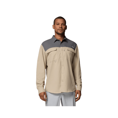 COLUMBIA SHOALTECH LS SHIRT FRONT