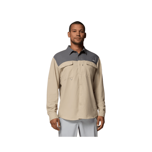 COLUMBIA SHOALTECH LS SHIRT FRONT