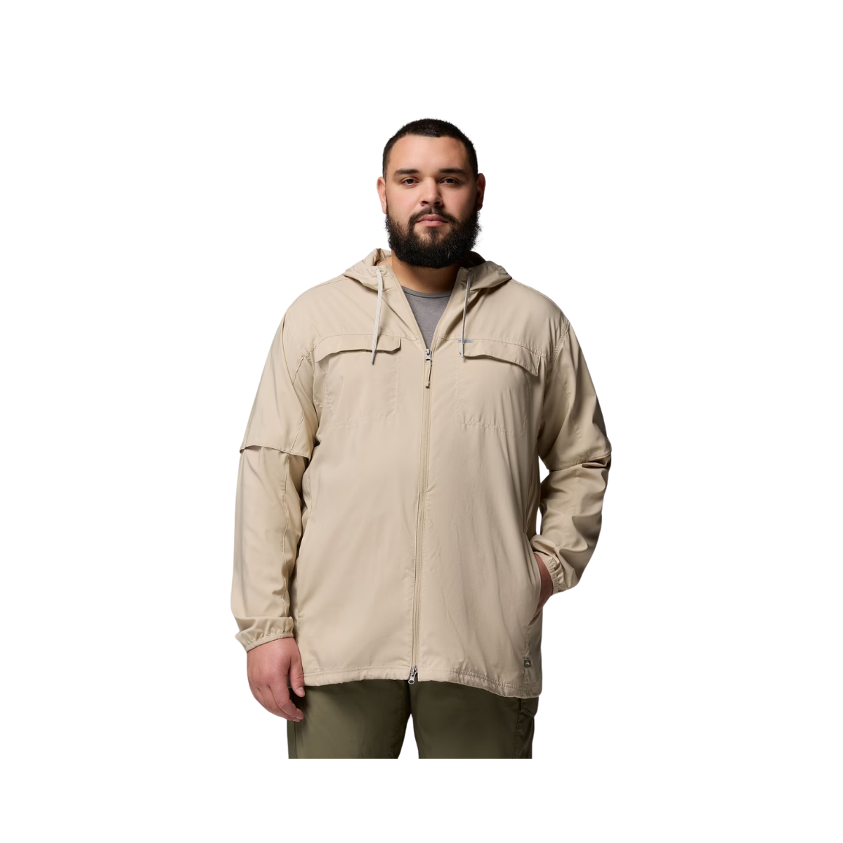 COLUMBIA SKIEN VALLEY HOODED LS SHIRT FRONT