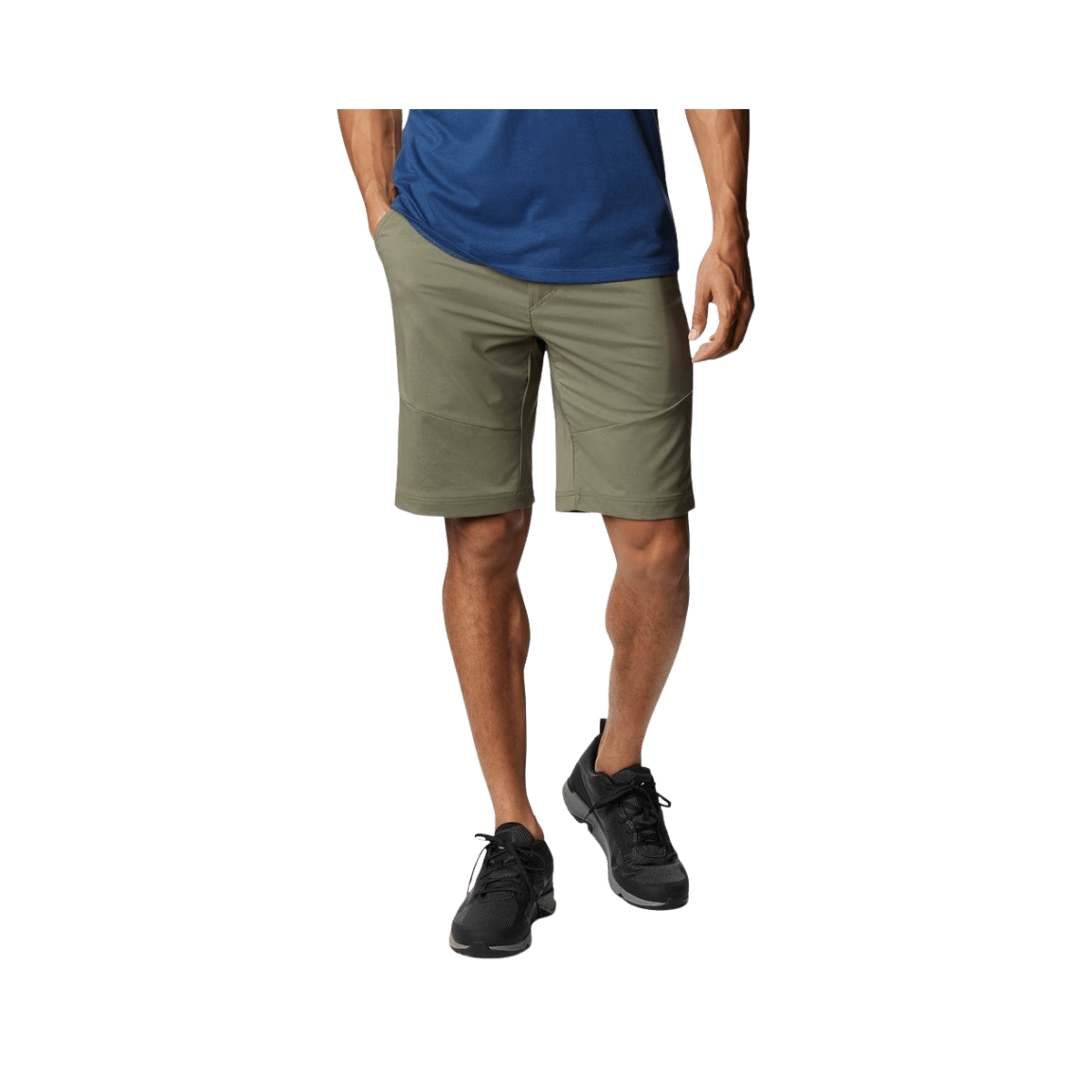 COLUMBIA TECH TRAIL SHORT 8" STONE GREEN