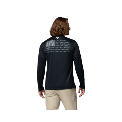 COLUMBIA TERMINAL TACKLE PFG FISH FLAG LS MENS BACK