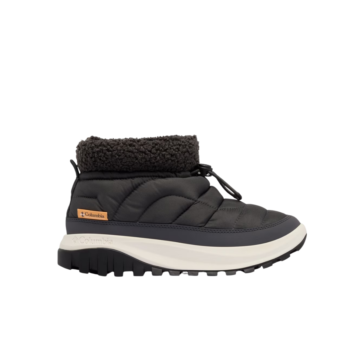 COLUMBIA W SNOWTROT SHORTY BOOT SHARK PEACH