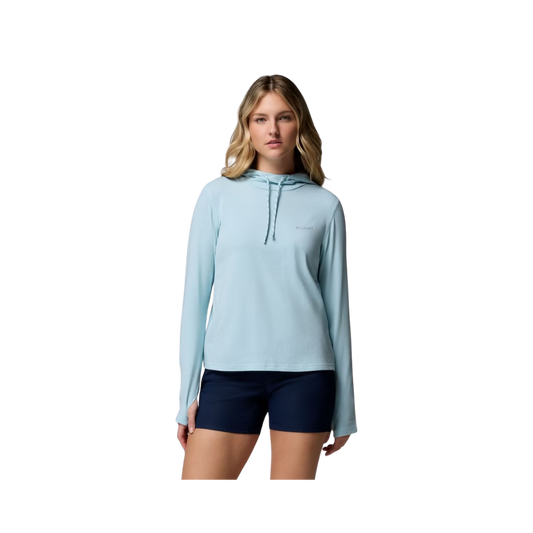 COLUMBIA W SUN TREK HOODIE II MARINE LIGHT
