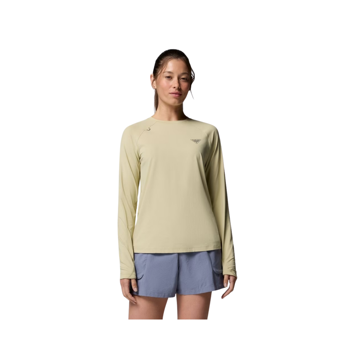 COLUMBIA W WILD CAST SUN SHIRT SERPENTINE