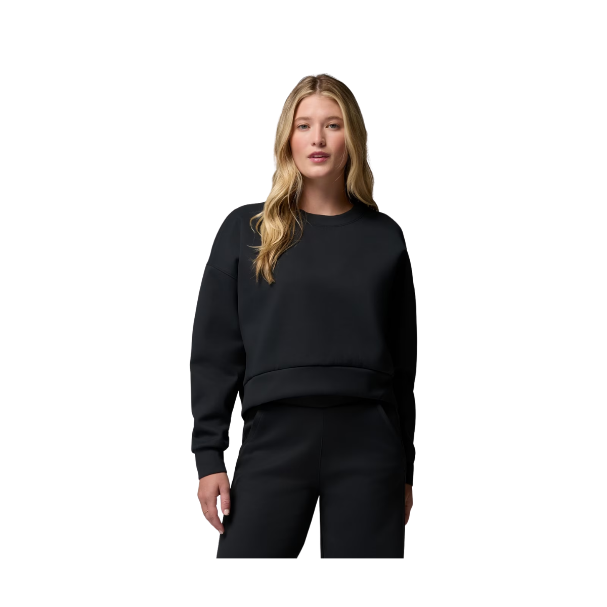 COLUMBIA W AMAZESWEATS HW CREW BLACK