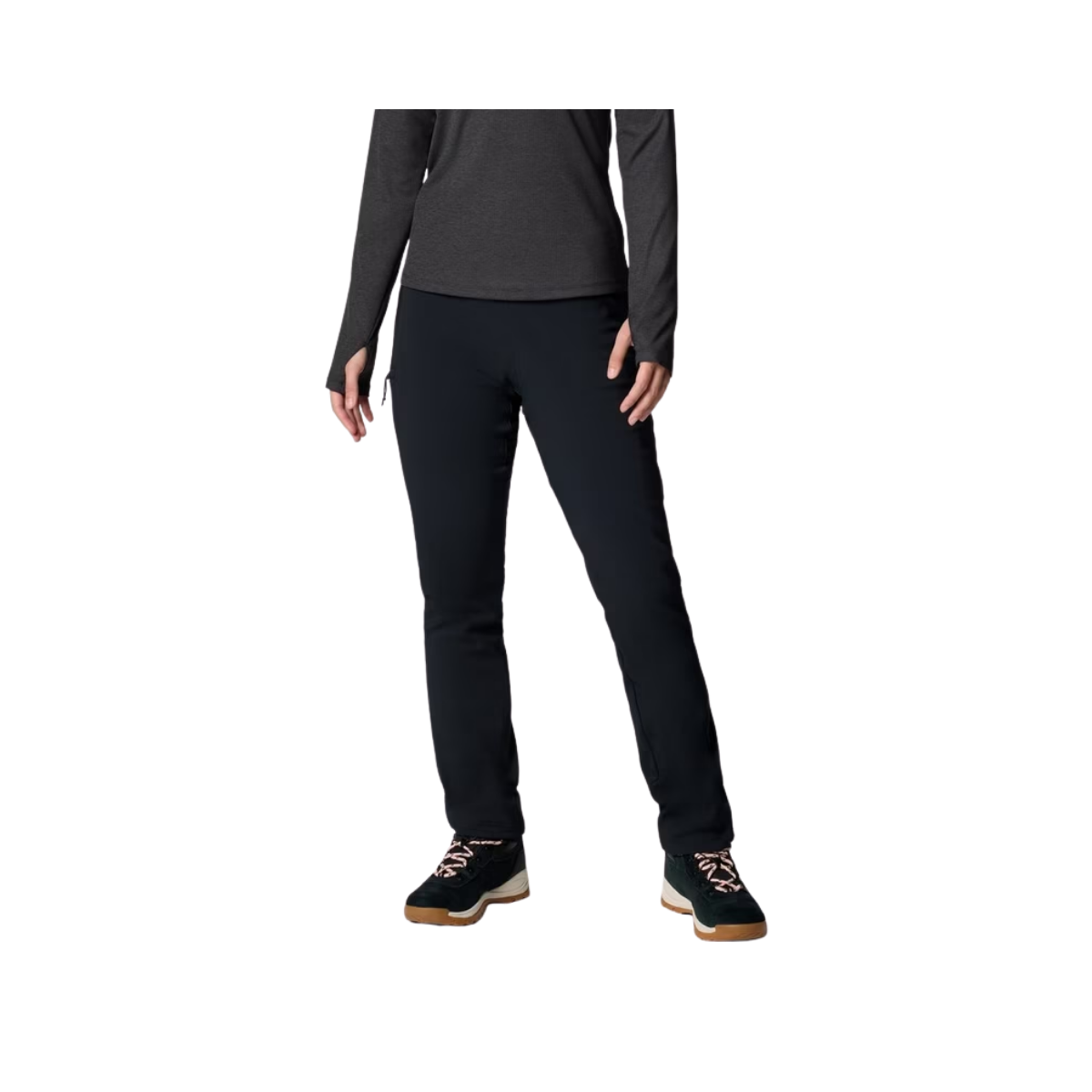 COLUMBIA W BACK BEAUTY HIGH-RISE PANT BLACK