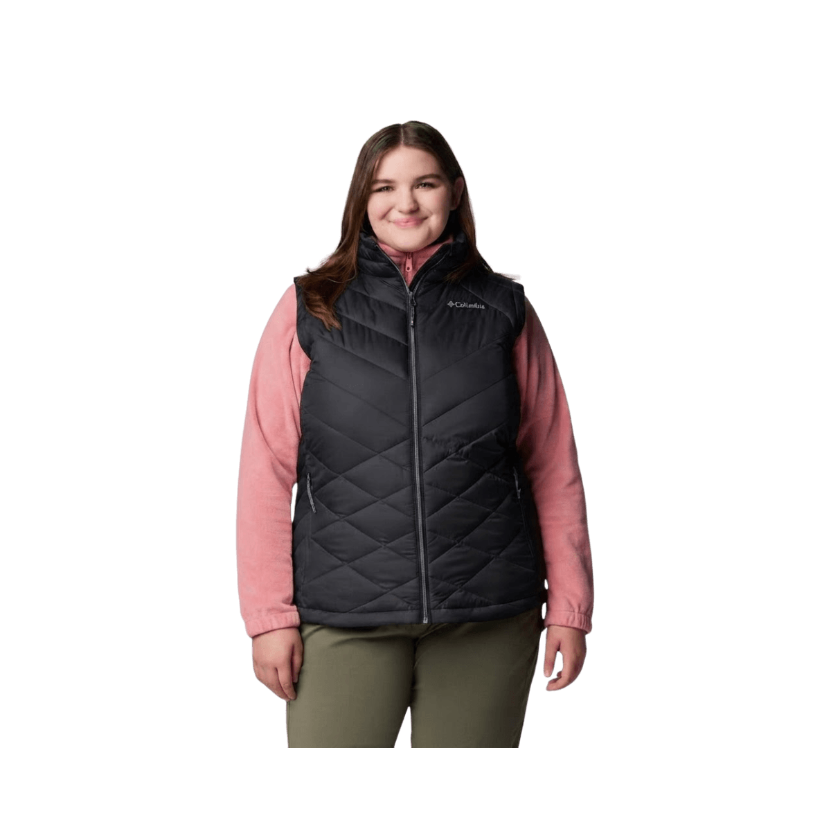 COLUMBIA W HEAVENLY II VEST EXT BLACK