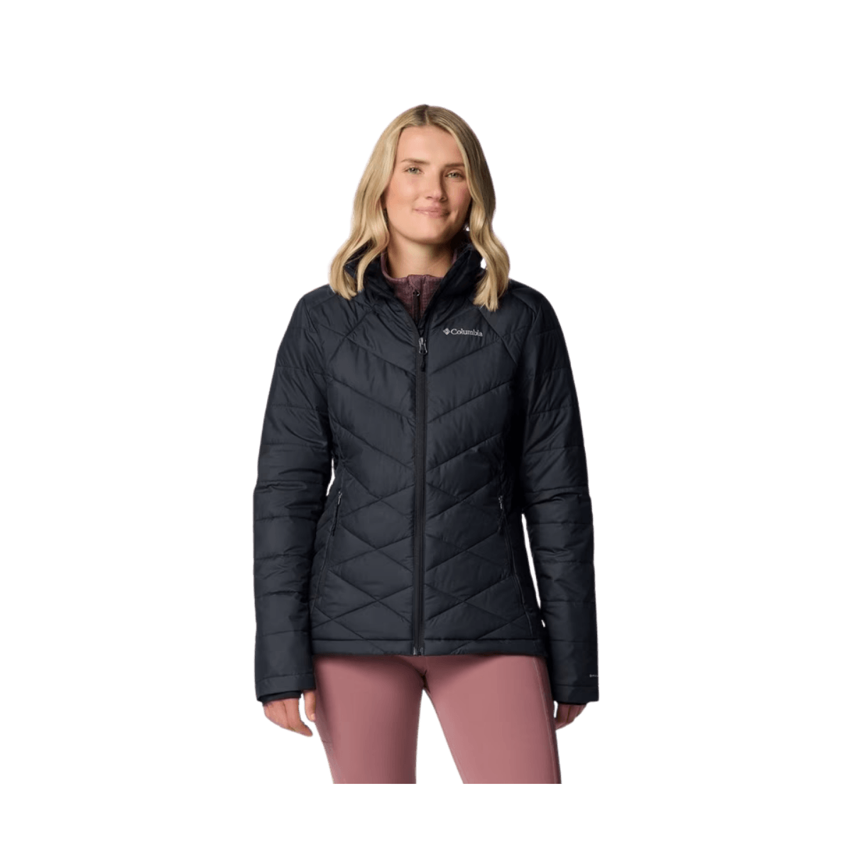 COLUMBIA W HEAVENLY JKT BLACK