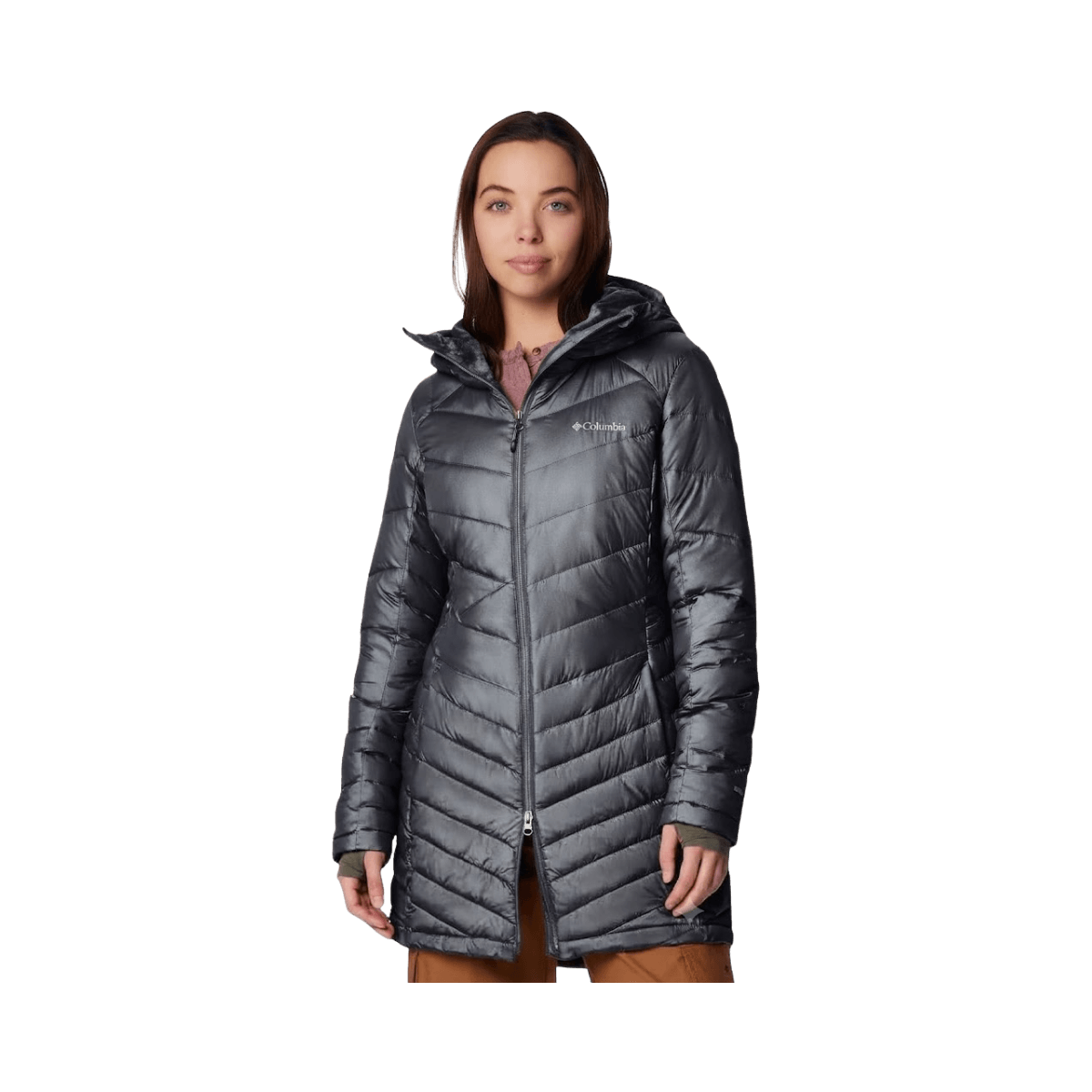 COLUMBIA W JOY PEAK II MID JACKET IRON SHINE