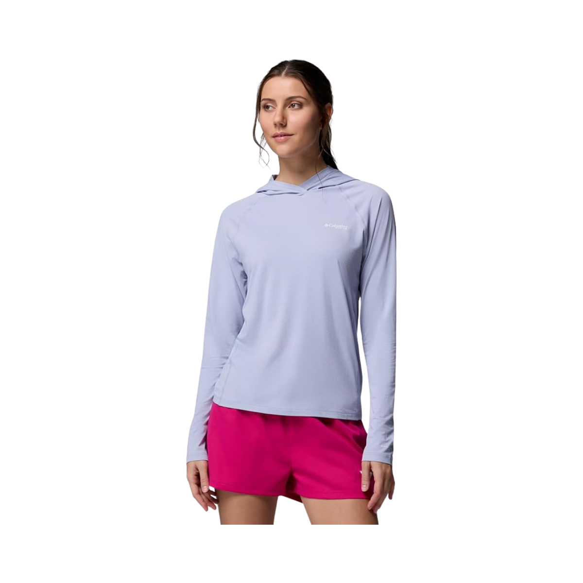 COLUMBIA WOMENS PFG SOLAR STREAM II HOODIE TWILIGHT