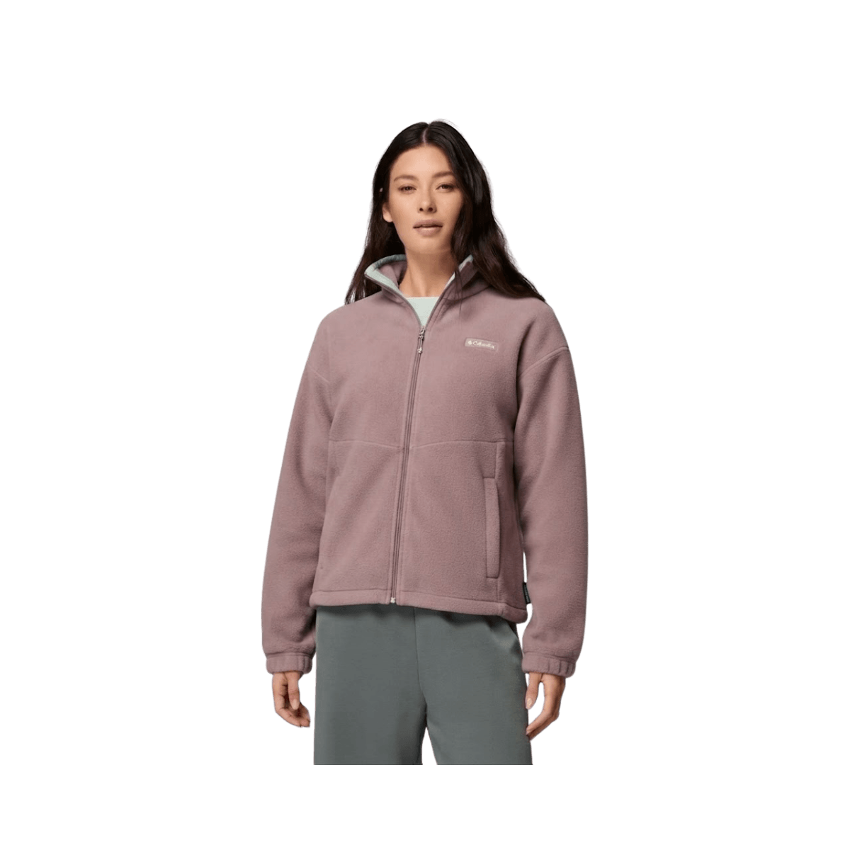 COLUMBIA W TMBR MDW MTR FLEECE FULL ZIP ANTIQUE MAUVE