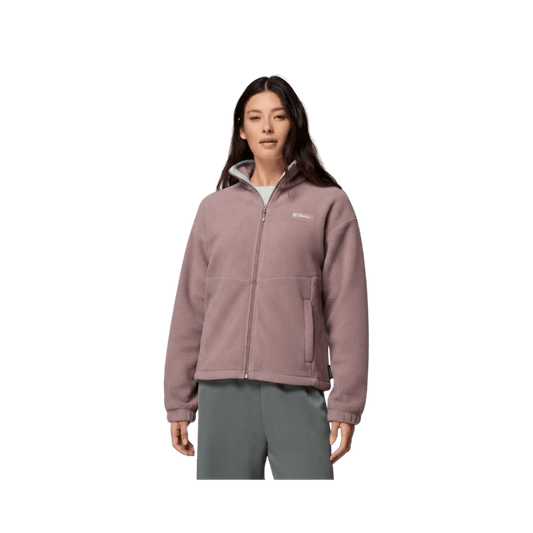 COLUMBIA W TMBR MDW MTR FLEECE FULL ZIP ANTIQUE MAUVE