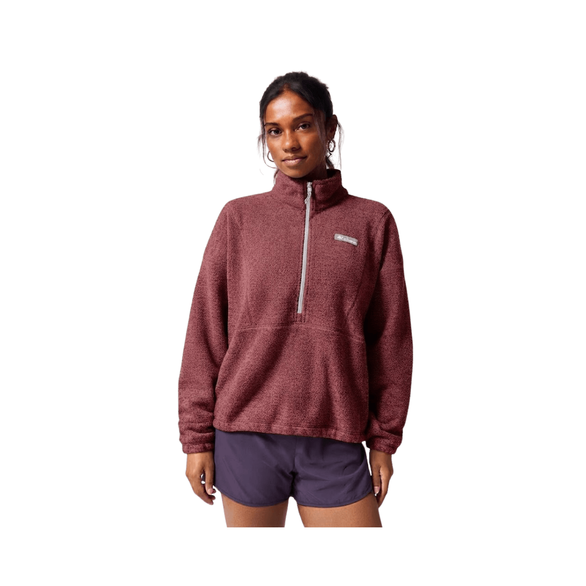 COLUMBIA W TMBR MEADOW MTR FLEECE HZ ANTIQUE MAUVE