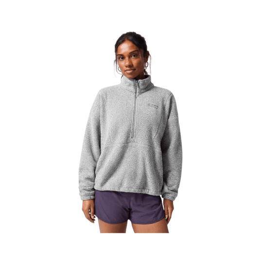 COLUMBIA W TMBR MEADOW MTR FLEECE HZ CIRRUS GREY HEATHER