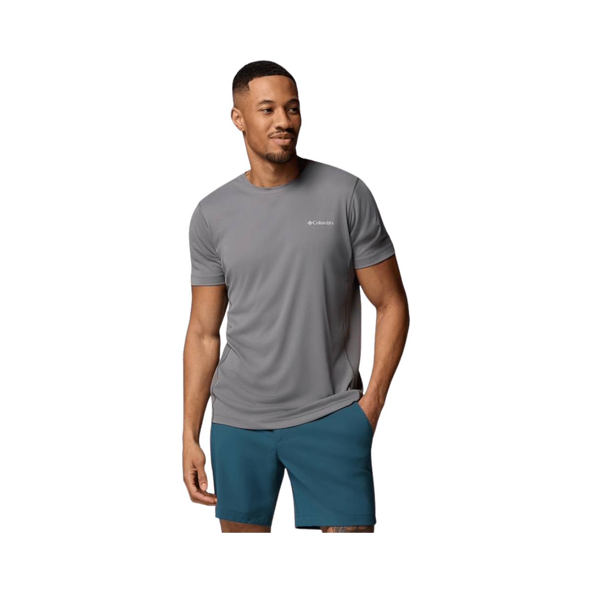 COLUMBIA ZERO RULES LIGHT SS CREW MENS FRONT
