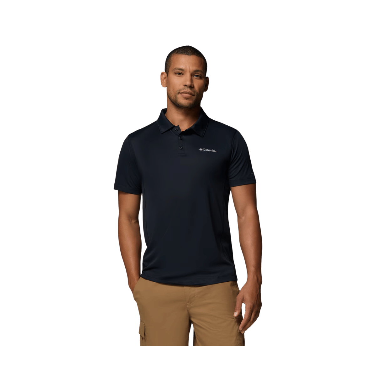 COLUMBIA ZERO RULES LIGHT SS POLO BLACK