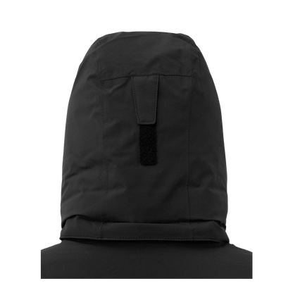 COLUMBIA MEN'S ARROW TRAIL JACKET - BLACK - HOOD VIEW