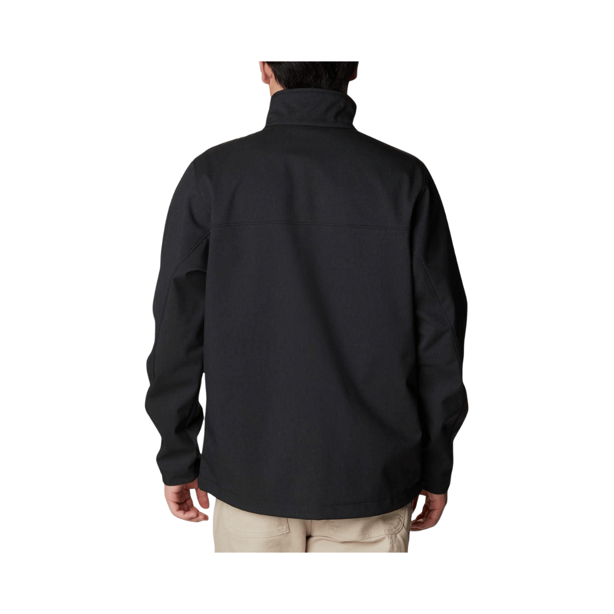 COLUMBIA CRUISER VALLEY SOFTSHELL JACKET - BLACK - BACK VIEW