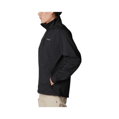 COLUMBIA CRUISER VALLEY SOFTSHELL JACKET - BLACK - SIDE VIEW