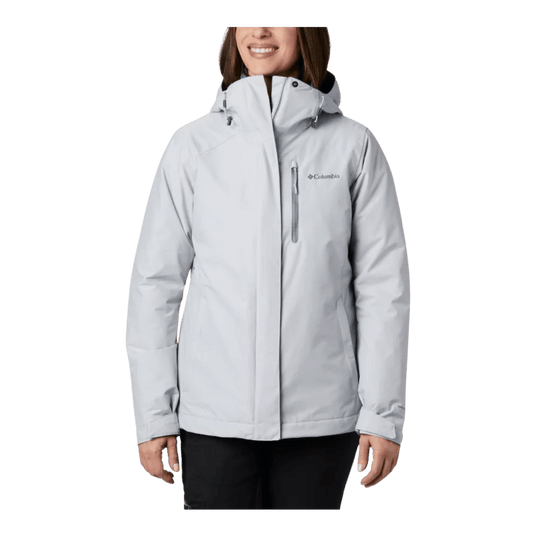 COLUMBIA WOMEN'S WHIRLIBIRD IV INTERCHANGE JACKET - WHITE TERRAIN