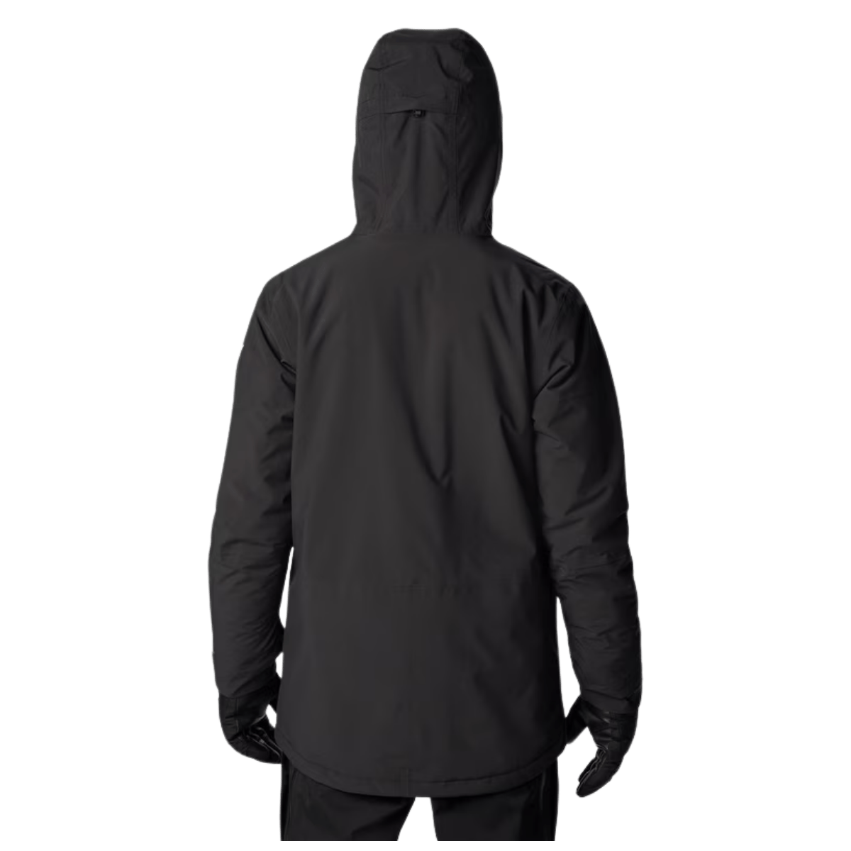 COLUMBIA MEN'S AERIAL ASCENDER WATERPROOF SKI JACKET - BLACK - BACK VIEW WW