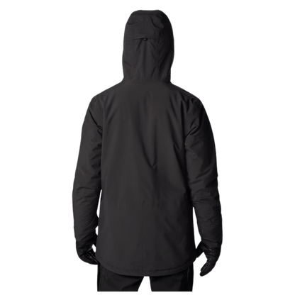 COLUMBIA MEN'S AERIAL ASCENDER WATERPROOF SKI JACKET - BLACK - BACK VIEW WW