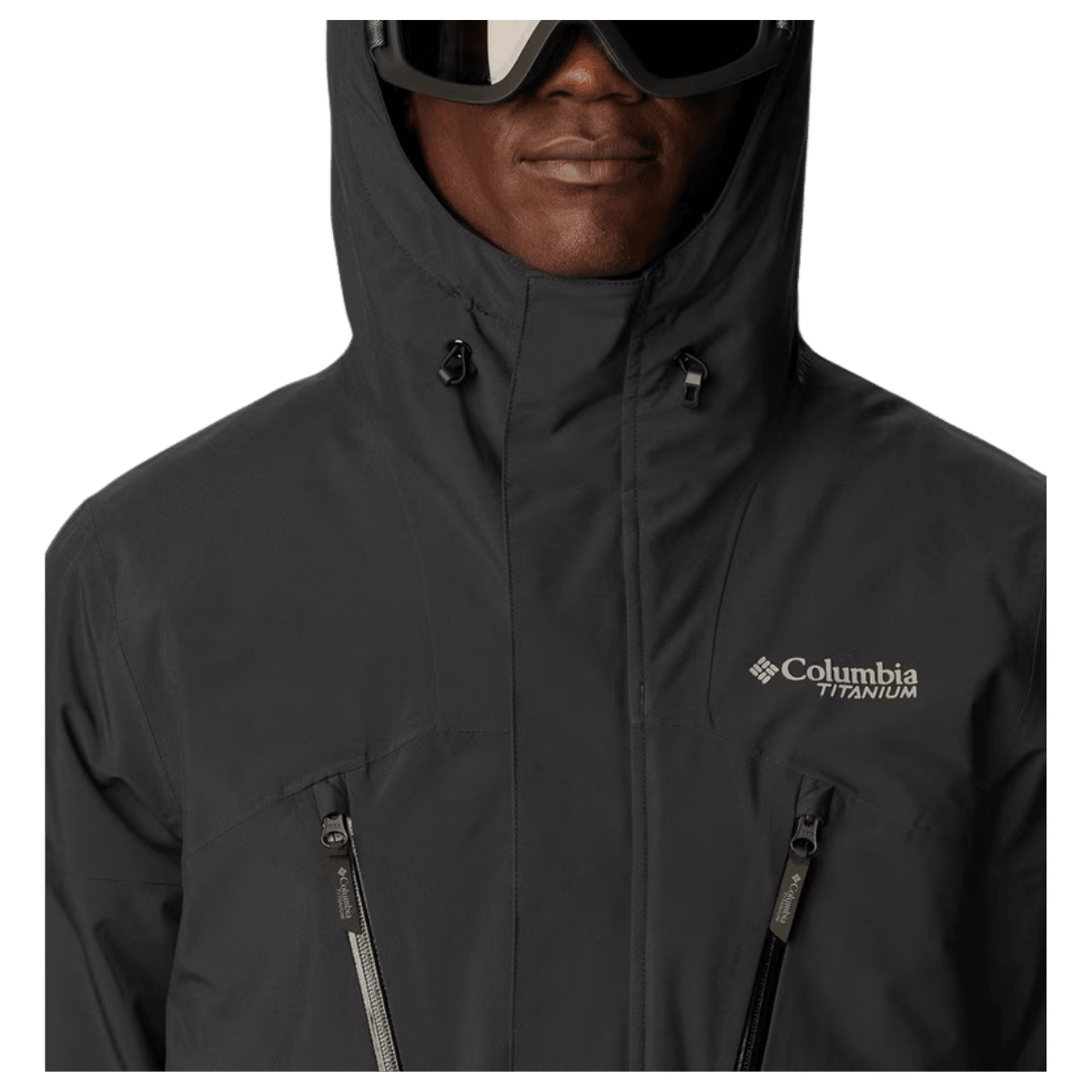 COLUMBIA MEN'S AERIAL ASCENDER WATERPROOF SKI JACKET - BLACK - FULL ZIP WW