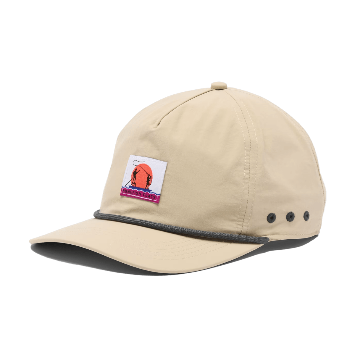 COLUMBIA BONEFISH FLATS SNAPBACK CAP - ANCIENT FOSSIL - FRONT VIEW