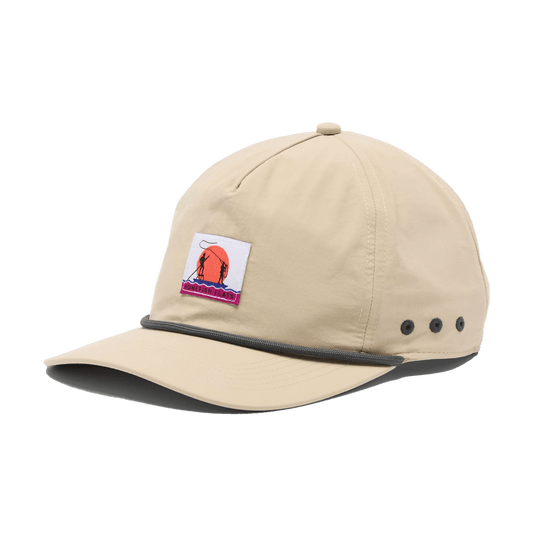 COLUMBIA BONEFISH FLATS SNAPBACK CAP - ANCIENT FOSSIL - FRONT VIEW