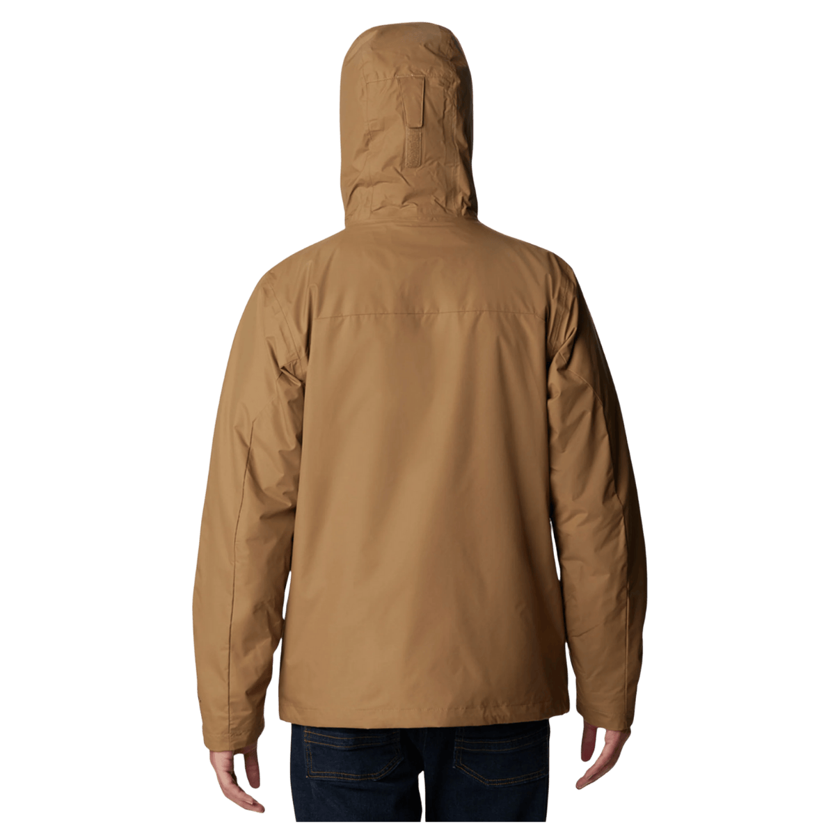 COLUMBIA MEN'S TUNNEL FALLS 3-IN-1 INTERCHANGE JACKET - DELTA - BACK VIEW WW