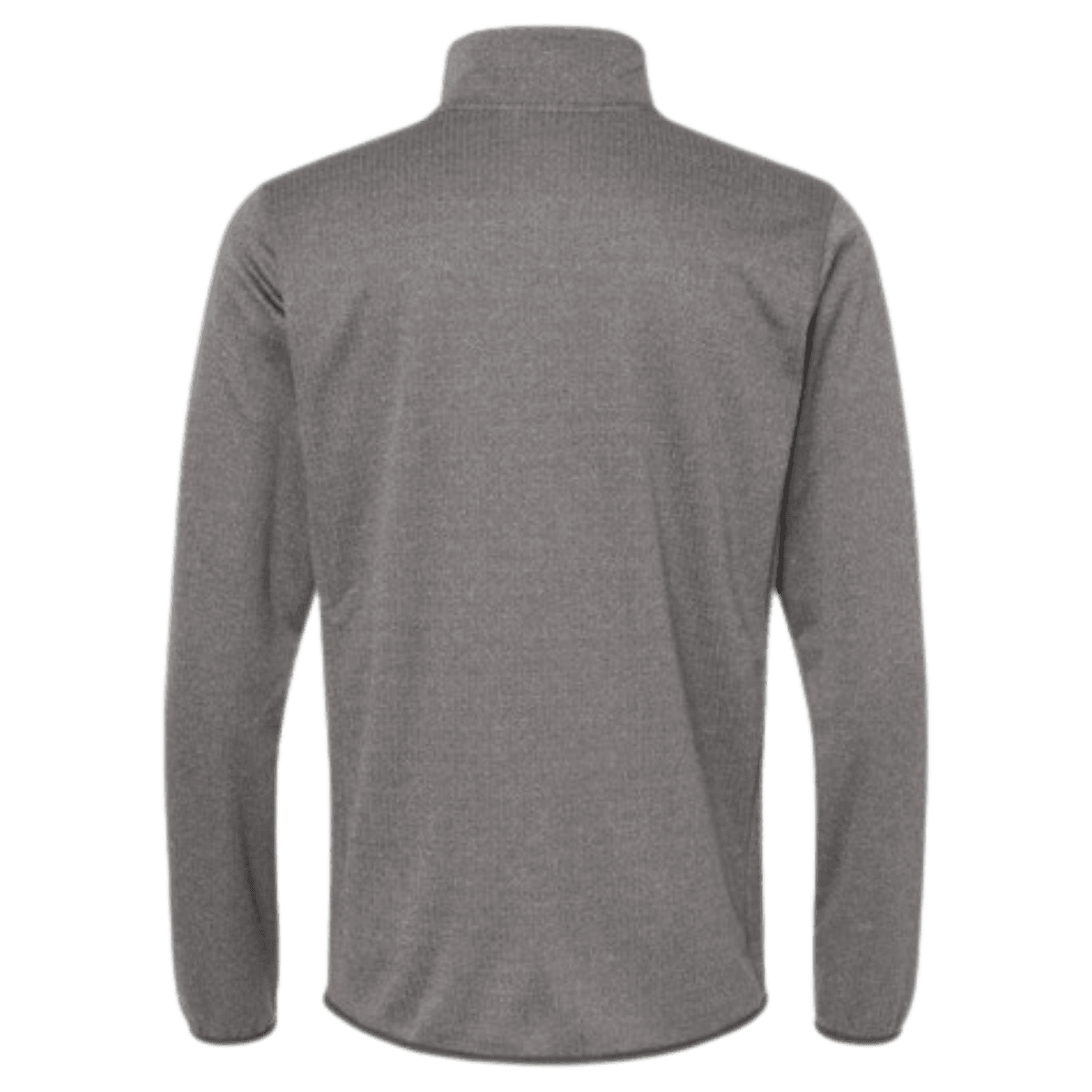 COLUMBIA MEN'S PARK VIEW FLEECE HALF ZIP - CITY GRAY HEATHER - BACK VIEW 