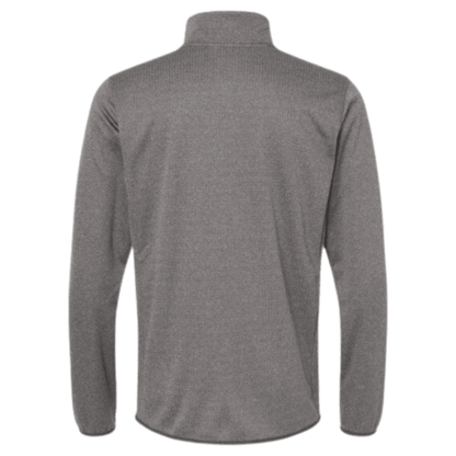 COLUMBIA MEN'S PARK VIEW FLEECE HALF ZIP - CITY GRAY HEATHER - BACK VIEW 