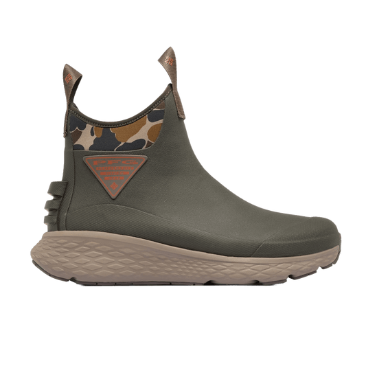 COLUMBIA PFG MEN'S DRY TORTUGAS BOOT - DEEP OLIVE CEDAR - SIDE VIEW