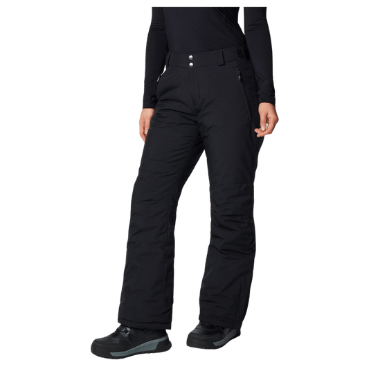 COLUMBIA WOMEN'S SHAFER CANYON INSULATED PANTS - BLACK - FRONT VIEW WW