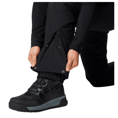 COLUMBIA WOMEN'S SHAFER CANYON INSULATED PANTS - BLACK - LEG ANGLE