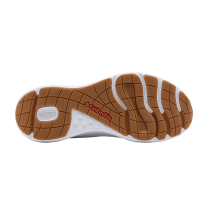 COLUMBIA WOMEN'S DRY TORTUGAS PFG PRO SPORT BOOT - WHITE MELONADE bottom view