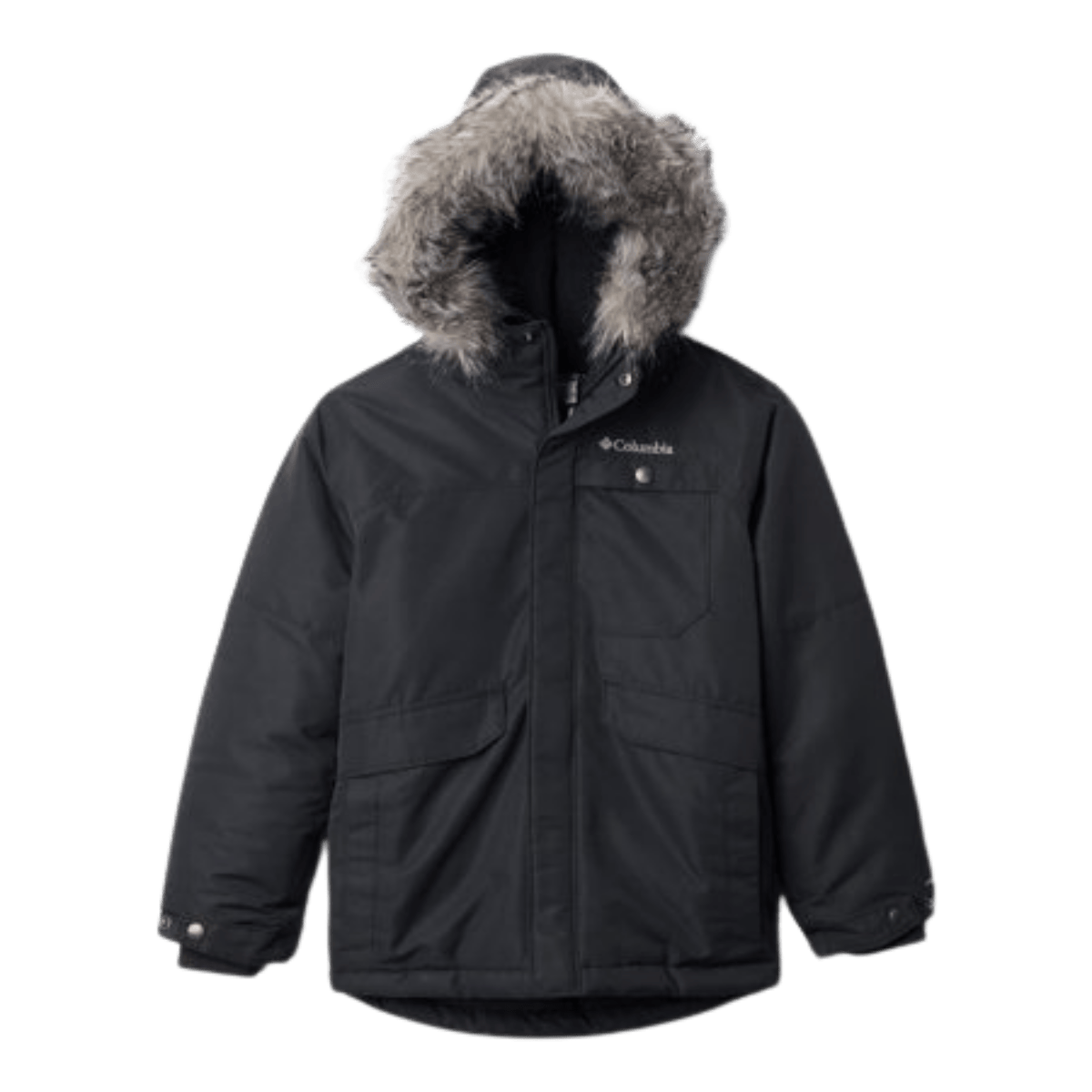 COLUMBIA BOYS NORDIC STRIDER JACKET - BLACK