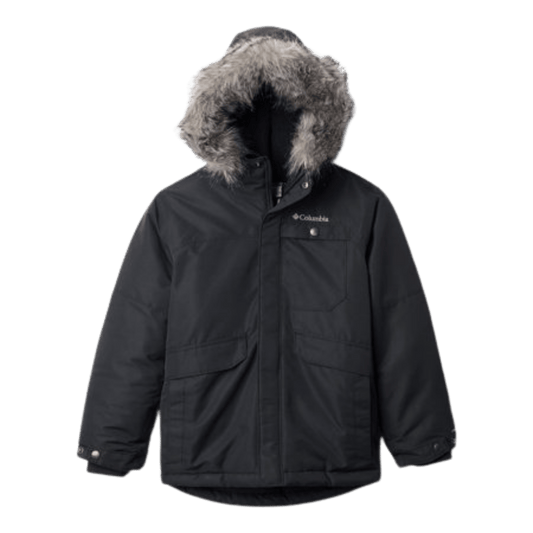 COLUMBIA BOYS NORDIC STRIDER JACKET - BLACK
