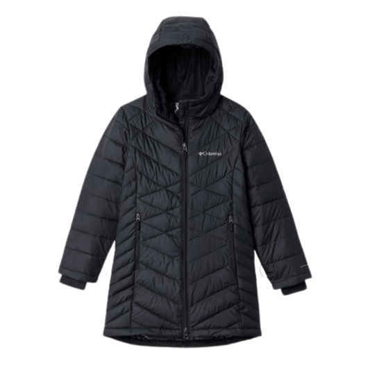 COLUMBIA GIRLS HEAVENLY LONG JACKET - BLACK