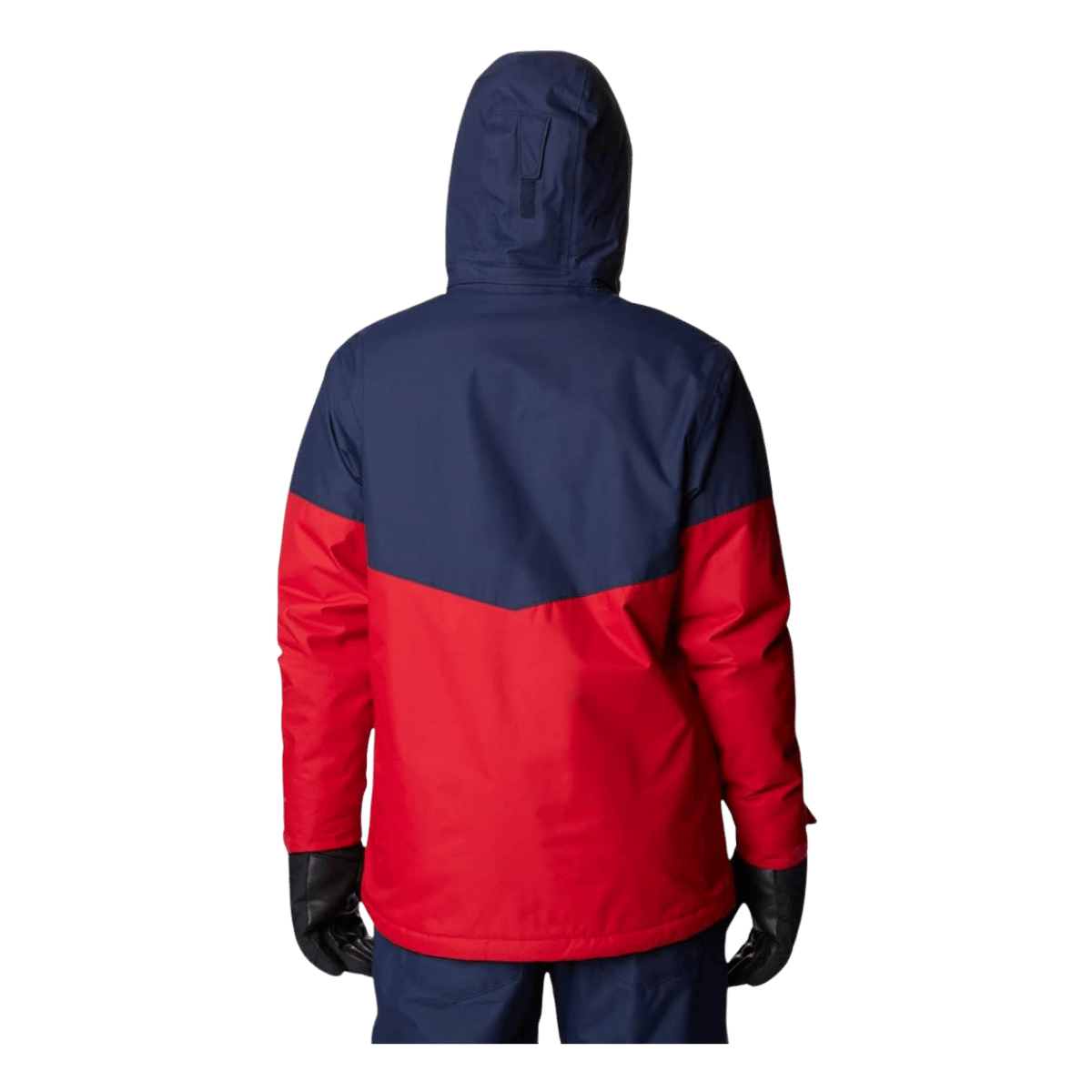 COLUMBIA MEN'S LAST TRACKS JACKET - MOUNTAIN RED - BACK VIEW