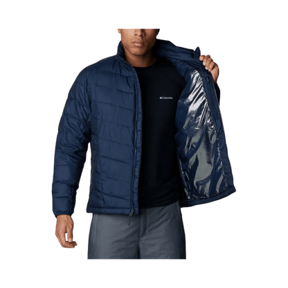 COLUMBIA MEN'S POWDER CANYON INTERCHANGE JACKET - COMPASS BLUE - FEATURING INNER VIEW