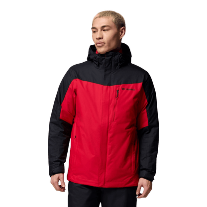 COLUMBIA WHIRLIBIRD V INTERCHANGE JACKET - MOUNTAIN RED WW FRONT