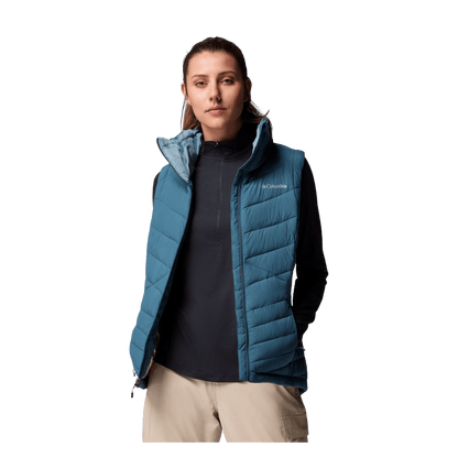 COLUMBIA WOMENS JOY PEAK II VEST - EVERBLUE WW FRONT