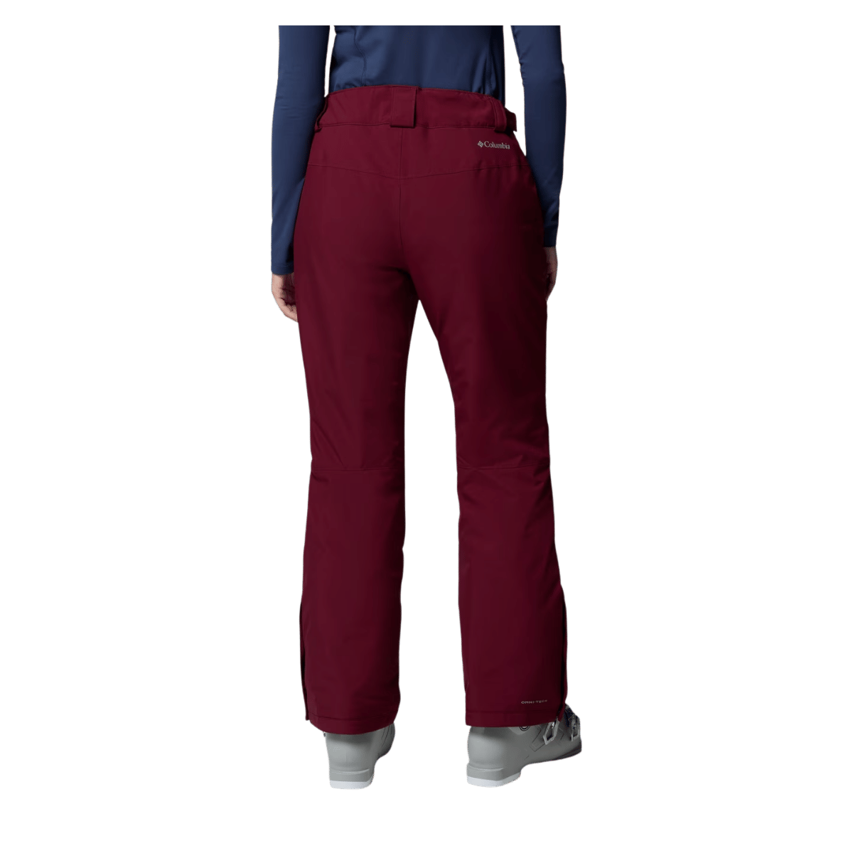 COLUMBIA WOMENS SHAFER CANYON II INSULATED PANTS - RICH WINE WW BACK