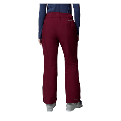 COLUMBIA WOMENS SHAFER CANYON II INSULATED PANTS - RICH WINE WW BACK