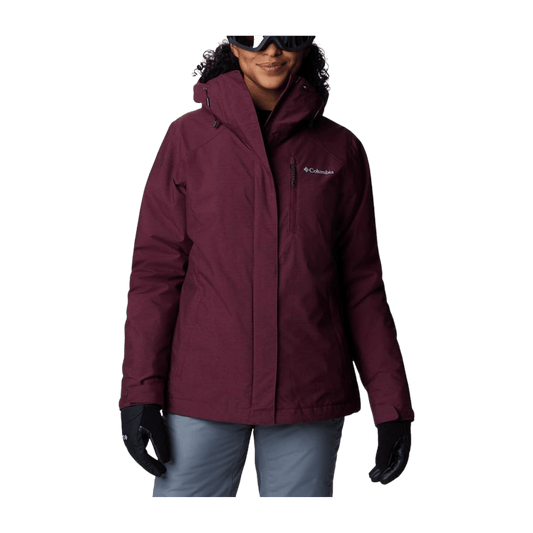 COLUMBIA WOMEN'S WHIRLIBIRD IV INTERCHANGE JACKET - MARIONBERRY - FRONT VIEW
