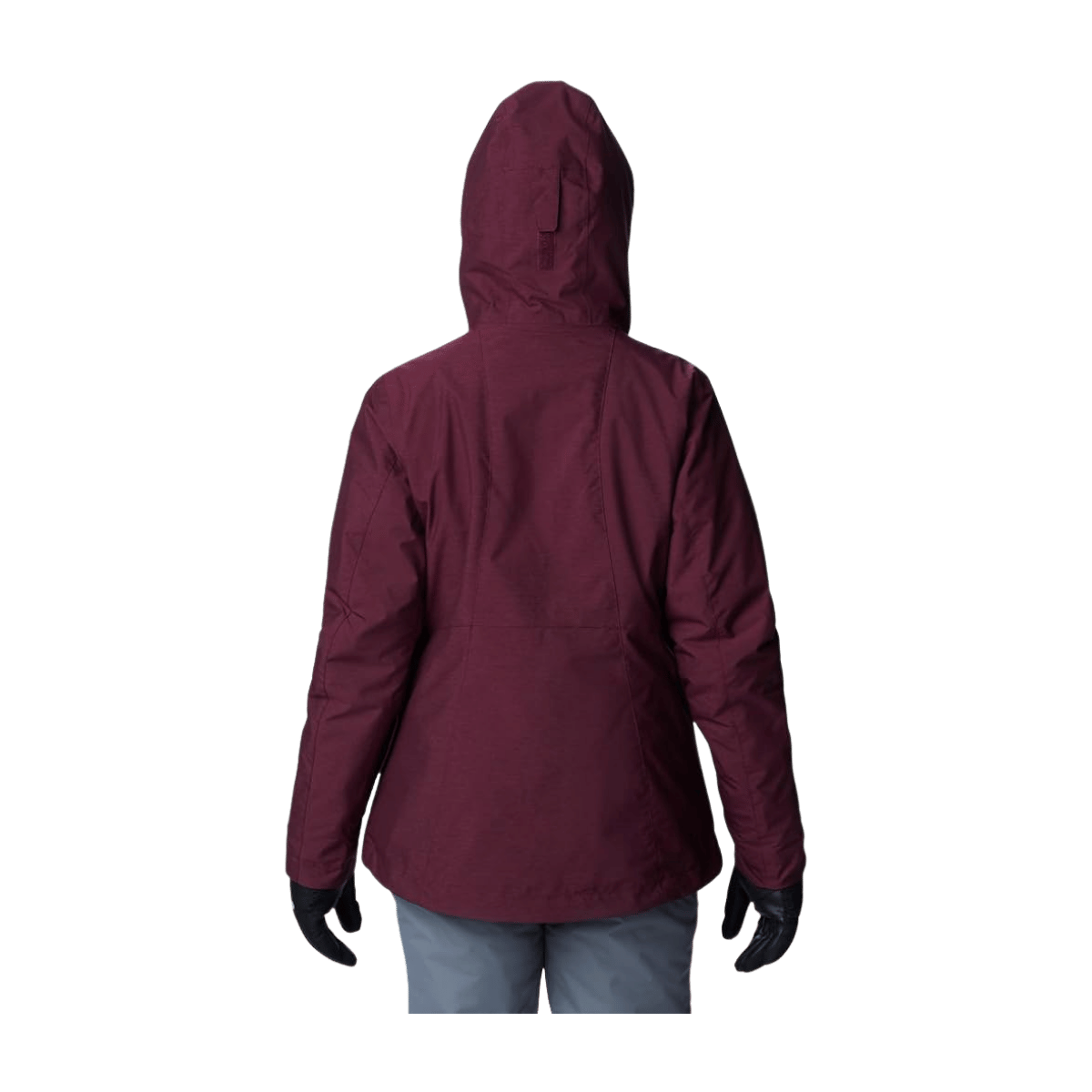 COLUMBIA WOMEN'S WHIRLIBIRD IV INTERCHANGE JACKET - MARIONBERRY - BACK VIEW