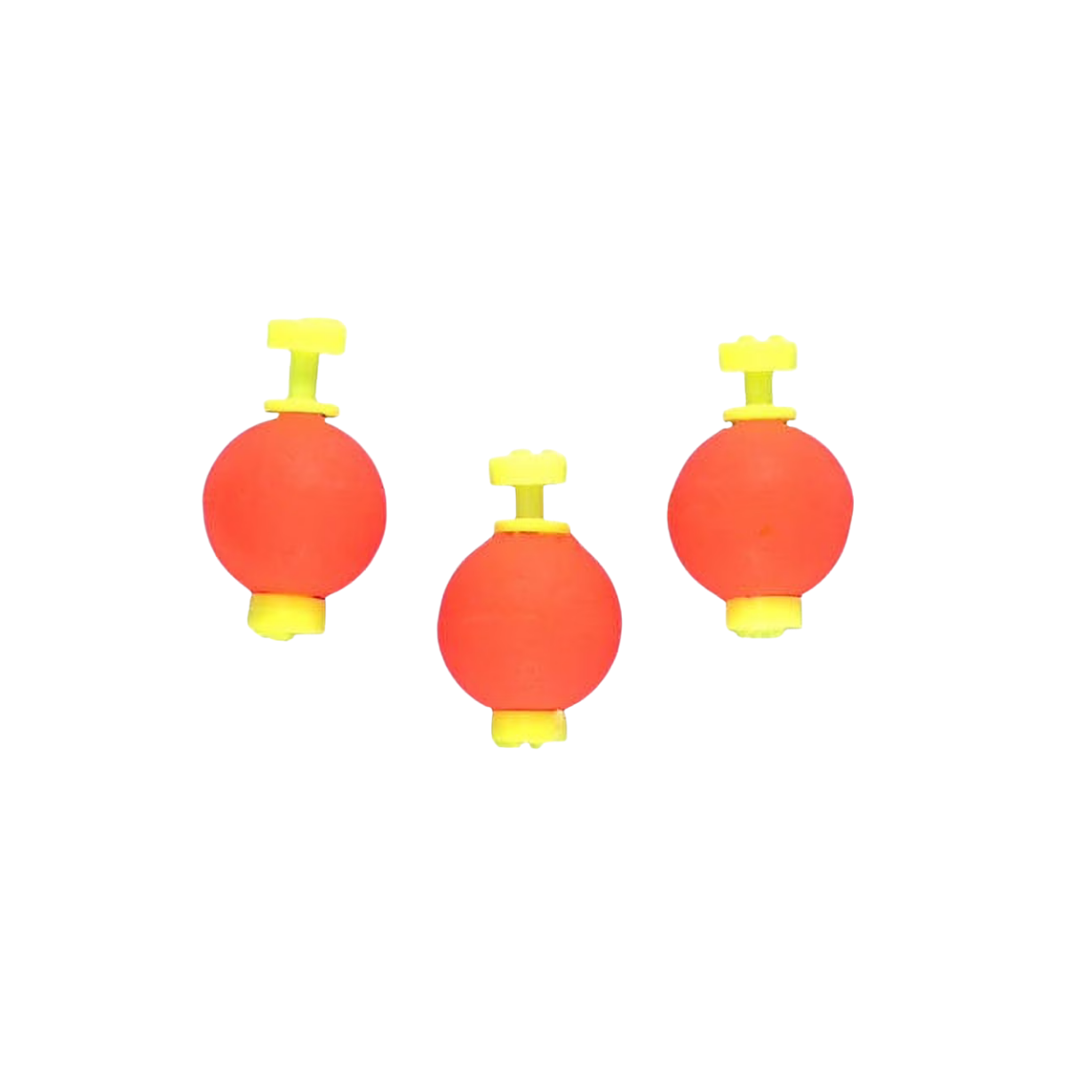 COMAL SNAP ON FLOAT ROUND 3PK ORANGE YELLOW