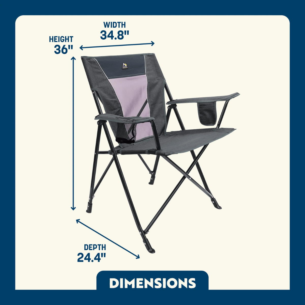 GCI OUTDOOR COMFORT PRO CHAIR_DIMENSION