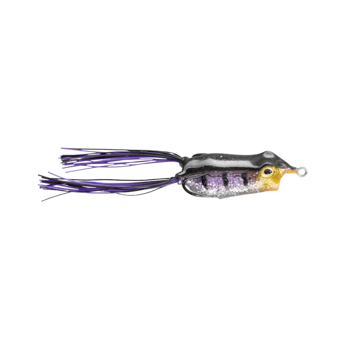 COPPER RED BAITS LOUD MOUTH POPPIN FROG PURPLE SHAD
